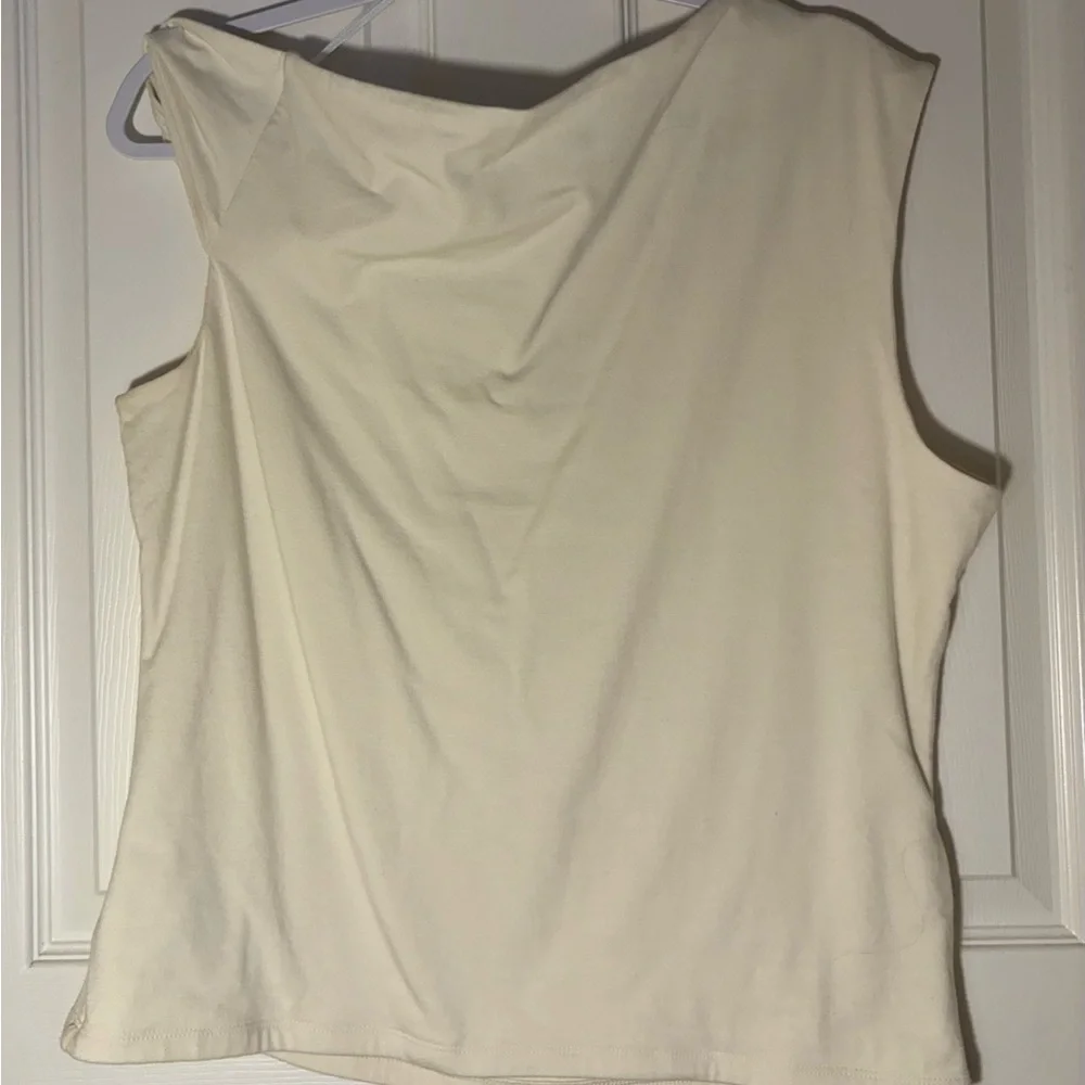 Gap Cream Off Shoulder Women's Top - Picture 5 of 5